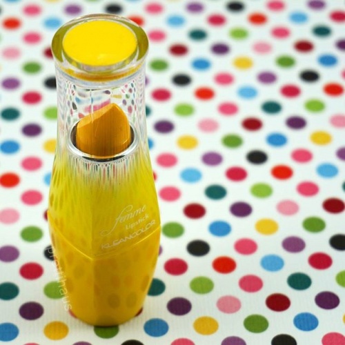 kleancolor_lipstick_yellow_yellowlipstick_kleancolors_femme_lightningstruck_makeup_igmakeup_instamakeup_beauty_beautyaccount